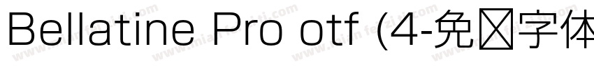 Bellatine Pro otf (4字体转换